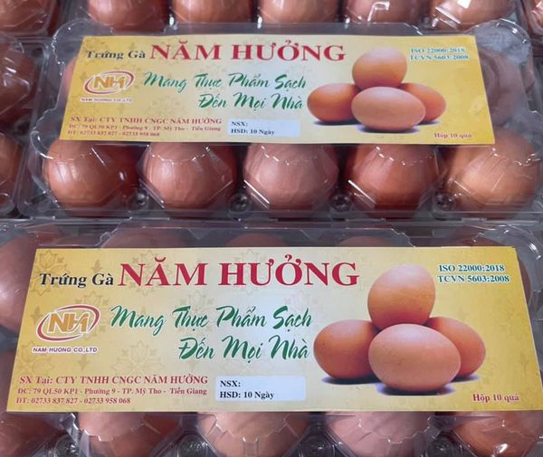 Trứng gà - Trại Gà Năm Hưởng - Công Ty Trách Nhiệm Hữu Hạn Chăn Nuôi Gia Cầm Năm Hưởng